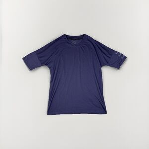 Nike Running Division Shirt Mens XL Midnight Blue Dri Fit Triple Swoosh Logo